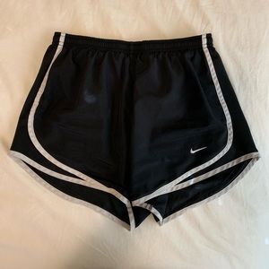black nike shorts